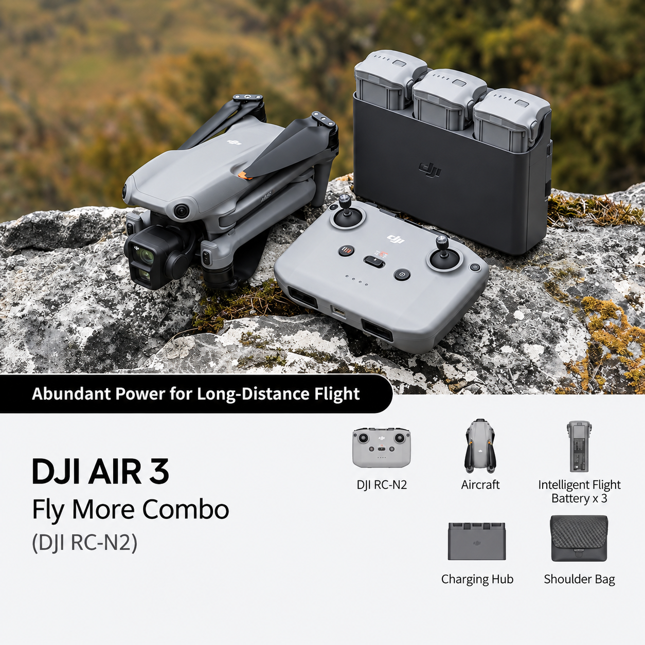 DJI Air 3 Fly More Combo (DJI RC-N3) image 4