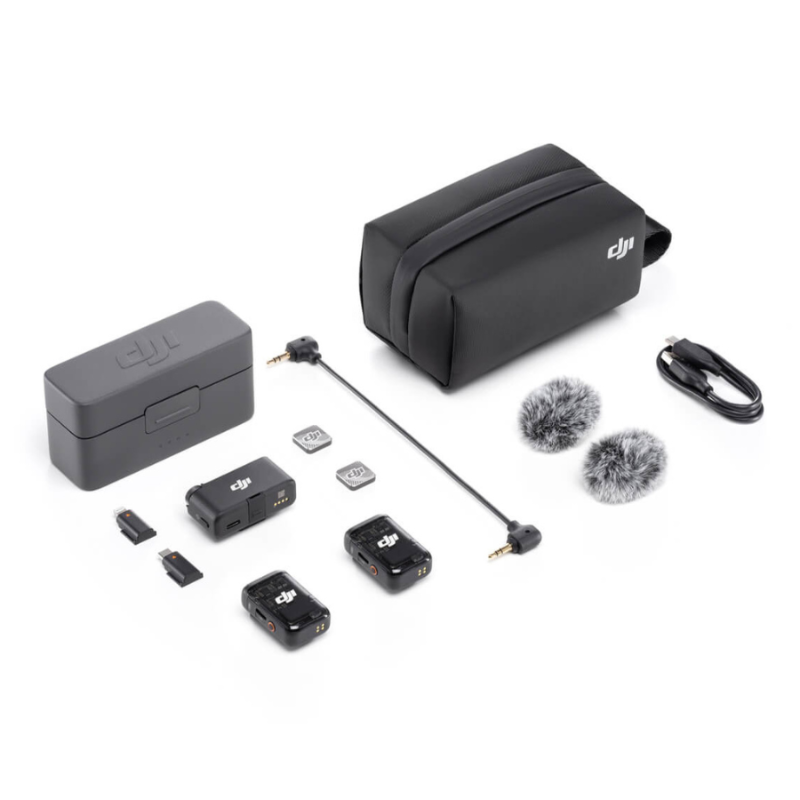 DJI MIC 2 (2TX + 1RX) 2024 Version, Dual Transmitter