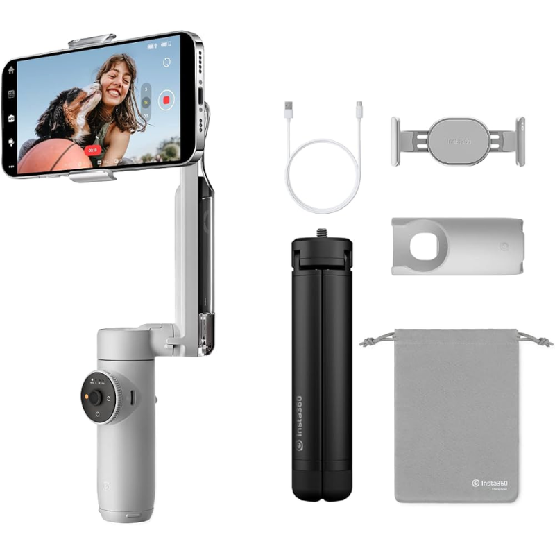 Insta360 Flow (All-Purpose Tripod Bundle) Gimbal Summit White