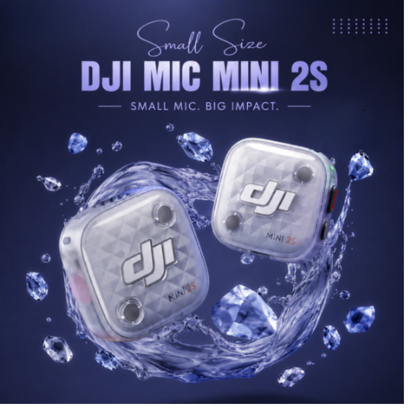 Mic Mini 2s (1TX + 1 Mobile RX + Charging Case)