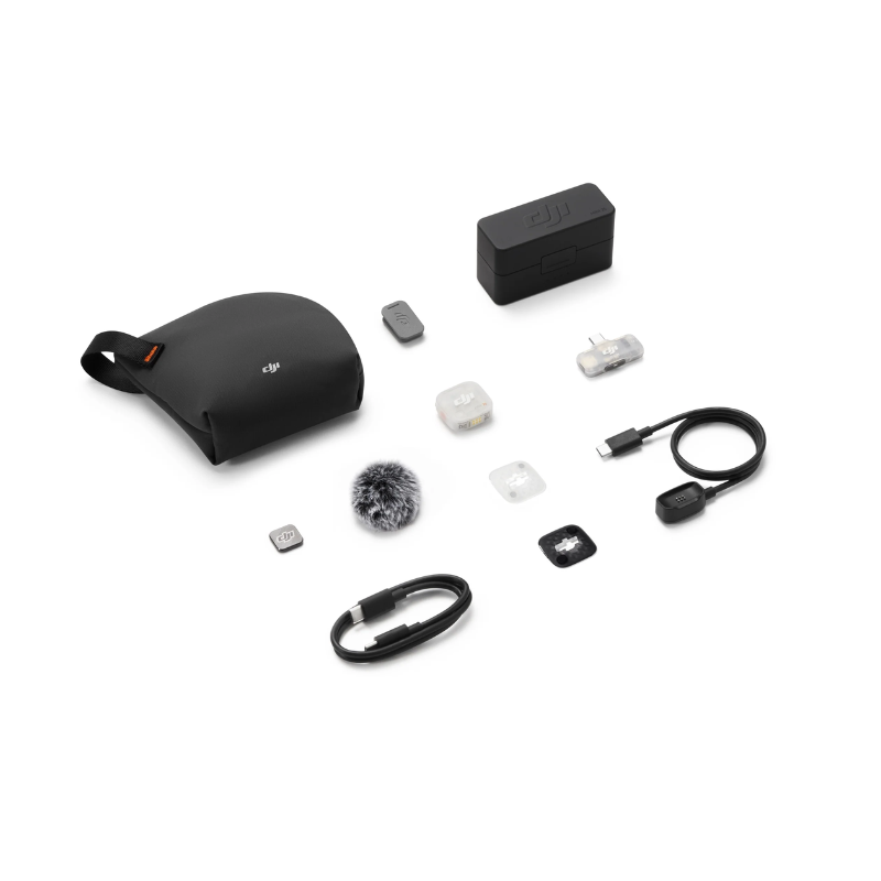 Mic Mini 2S Camera Combo with Internal Recording (2 TX + 1 RX + Charging Case)