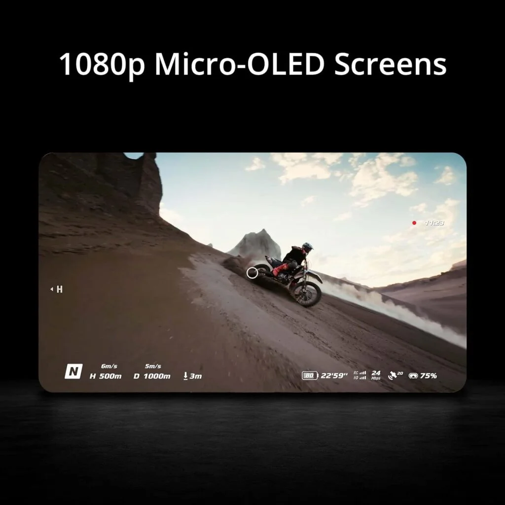 2. Dual HD Micro-OLED Displays – Eye Candy at Its Finest