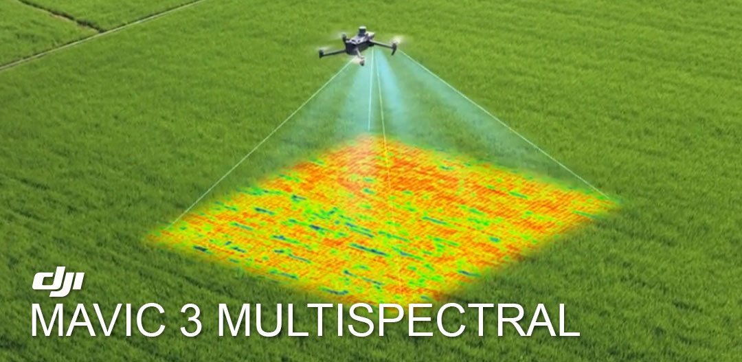 DJI Mavic 3 Multispectral scan the filed