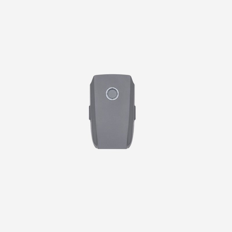 Mavic-2-Intelligent-Flight-Battery-1 DJI Mavic 2 Intelligent Flight Battery – a rectangular grey drone battery with indicator lights and power button on top.