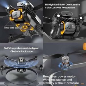 P12 PRO Foldable Toy DRONE - Image 7