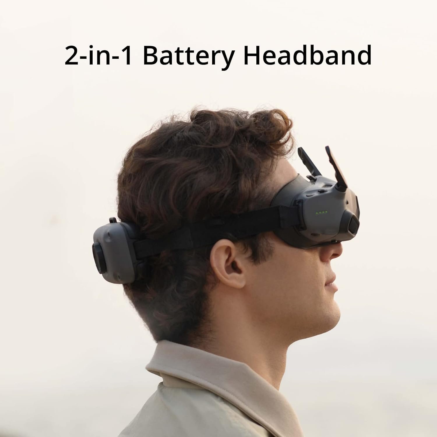 a person wear DJI Goggles Integra 