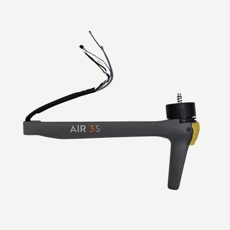 DJI-Air-3S-Front-Left-Arm-Module-1 Close-up view of the DJI Air 3S Front Left Arm Module – lightweight, durable drone arm replacement part for DJI Air 3S.