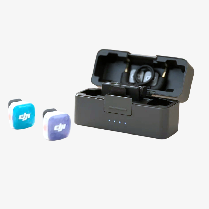 DJI Mic Mini 2S Camera Combo with Internal Recording (2 TX + 1 RX + Charging Case)